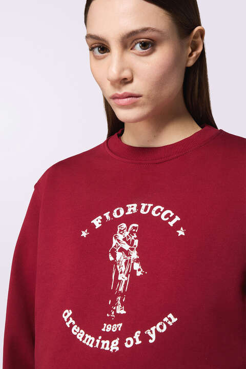 Fiorucci Dreaming Of You Sweatshirt Red