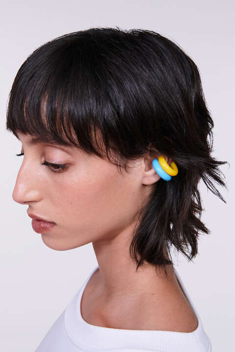 Fiorucci Ear Cuff Blue