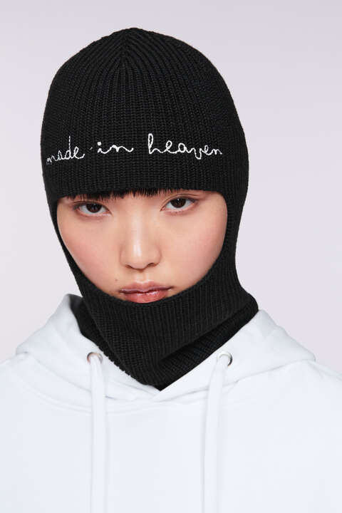 Fiorucci Embroidered Balaklava Black
