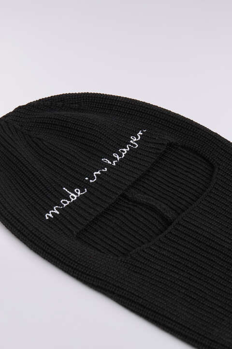 Fiorucci Embroidered Balaklava Black