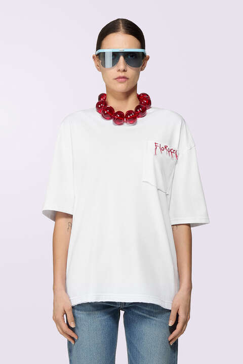fiorucci Embroidered Logo T-Shirt White