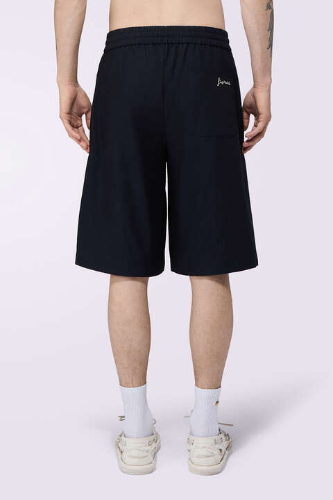 Fiorucci Embroidered Shorts Navy