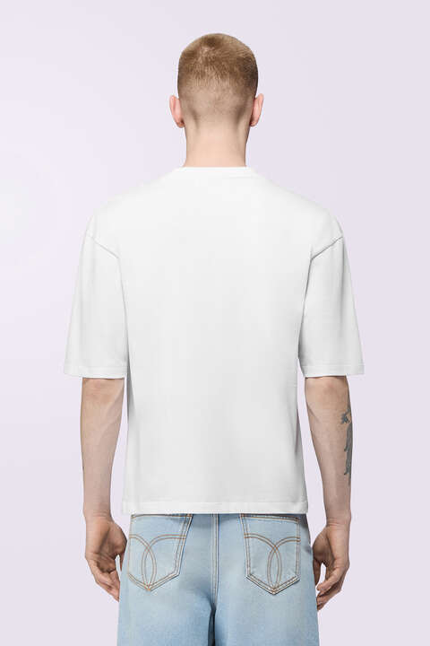 Fiorucci Fish Eye Logo Relaxed T-Shirt White