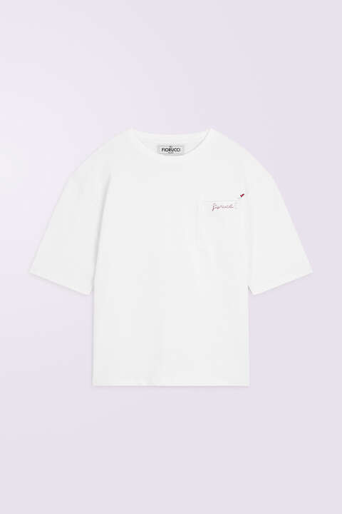 Fiorucci Fishbowl Logo T-Shirt White