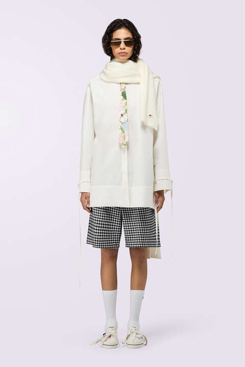 fiorucci Gingham Bermuda Shorts Black