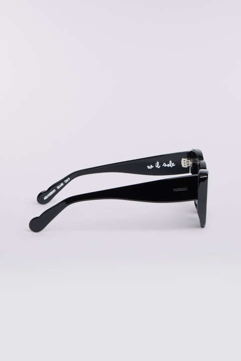 Fiorucci Heart Sunglasses Black