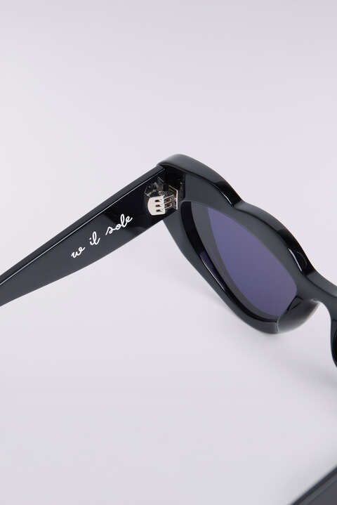 Fiorucci Heart Sunglasses Black