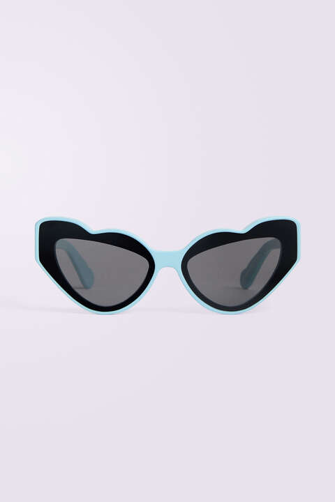 fiorucci Heart Sunglasses Blue