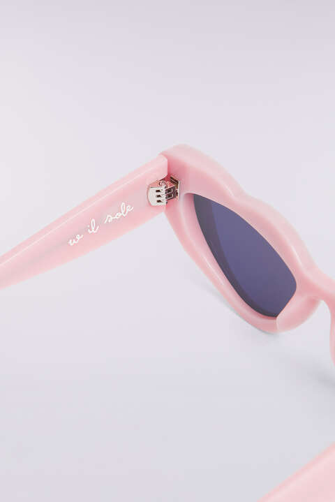 Fiorucci Heart Sunglasses Pink