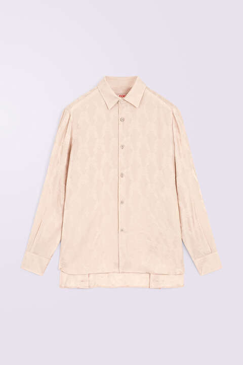 fiorucci Kissing Angels Jacquard Shirt Pink