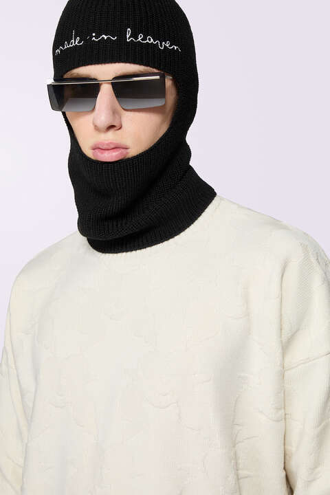 Fiorucci Kissing Angels Knit Jumper White