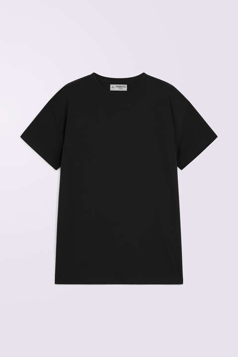 Fiorucci Kissing Angels Mini T-Dress Black