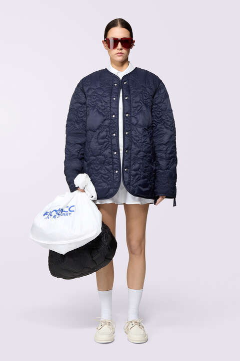 fiorucci Kissing Angels Puffer Jacket Navy