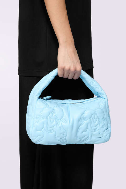 Fiorucci Kissing Angels Quilted Bag Blue
