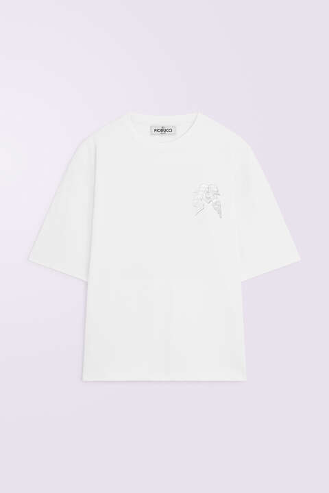 fiorucci Kissing Angels T-Shirt White