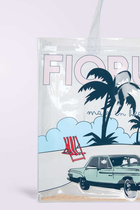 Fiorucci Logo Beach Tote Bag Multi