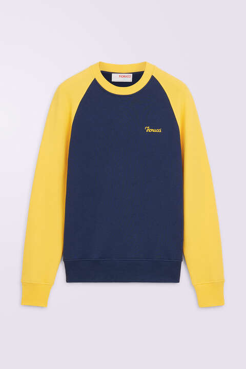 Fiorucci Logo Raglan Sweatshirt Navy