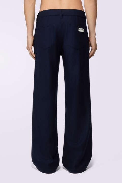 Fiorucci Logo Trousers Navy