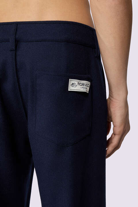 Fiorucci Logo Trousers Navy