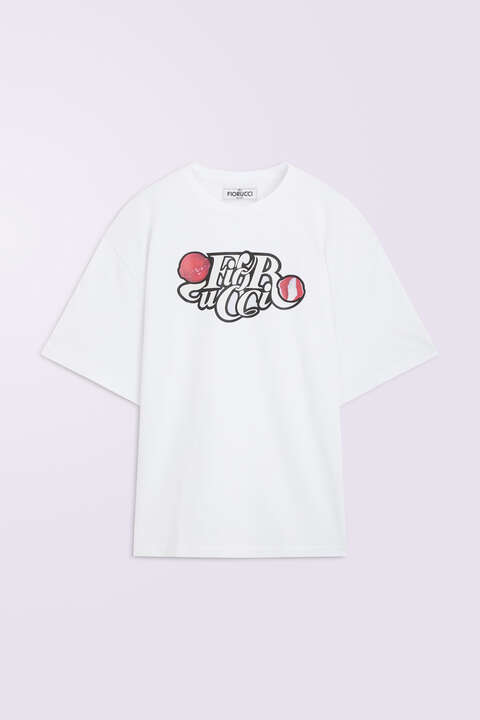 Fiorucci Lollipop Logo T-Shirt White