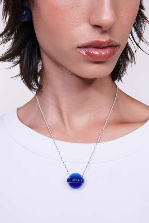 Fiorucci Lollipop Necklace Blue