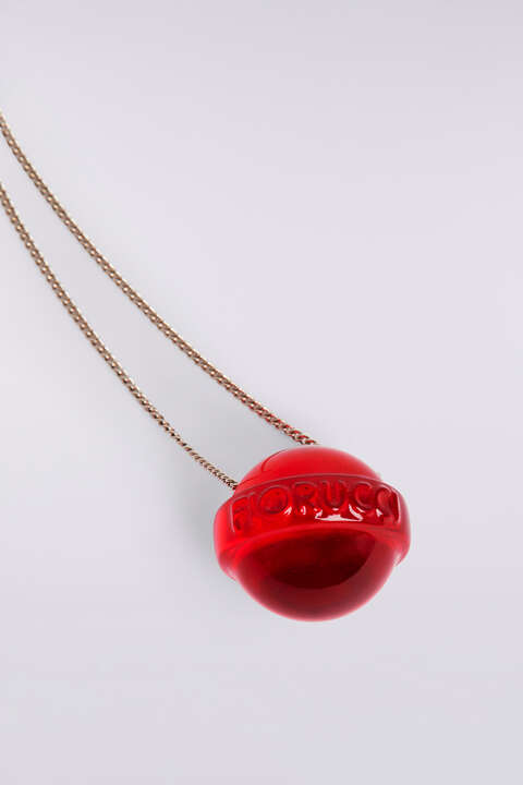 Fiorucci Lollipop Necklace Red