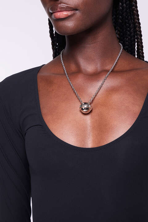 Fiorucci Lollipop Necklace Silver