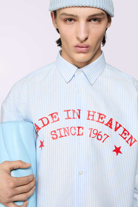 Fiorucci Made In Heaven Stripe Shirt Blue