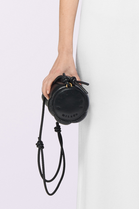 Fiorucci Mella Leather Bag Black