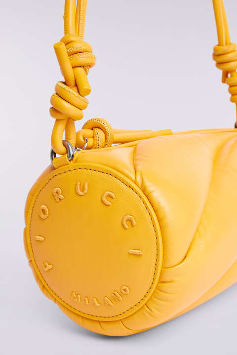 Fiorucci Mella Leather Bag Yellow