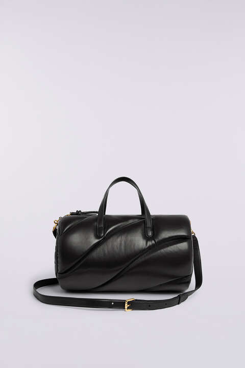 fiorucci Mella Leather Duffle Bag Black