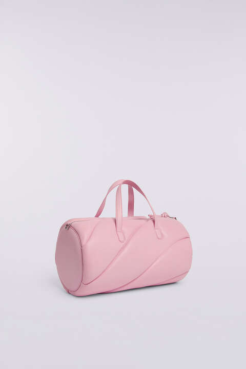 Fiorucci Mella Leather Duffle Bag Pink