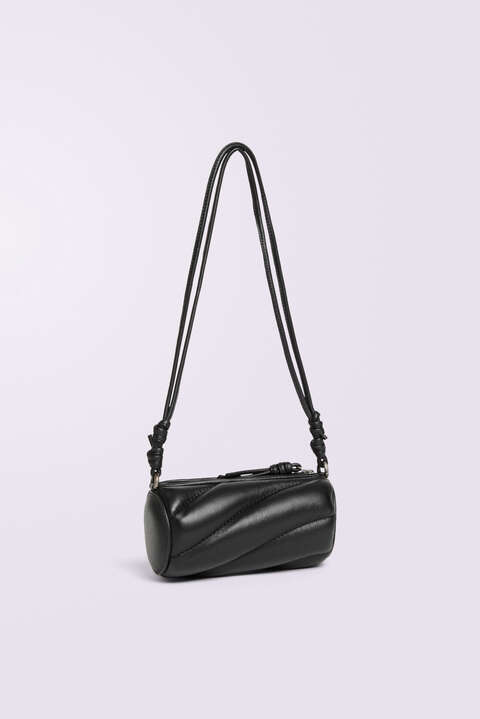 Fiorucci Mella Leather Micro Bag Black
