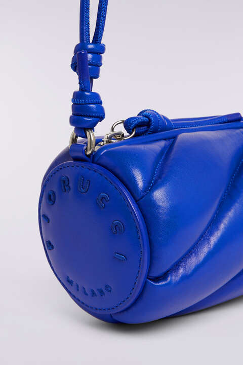 Fiorucci Mella Leather Mini Bag Blue