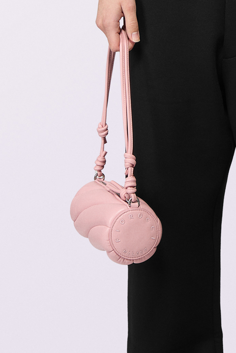 Fiorucci Mella Leather Mini Bag Pink