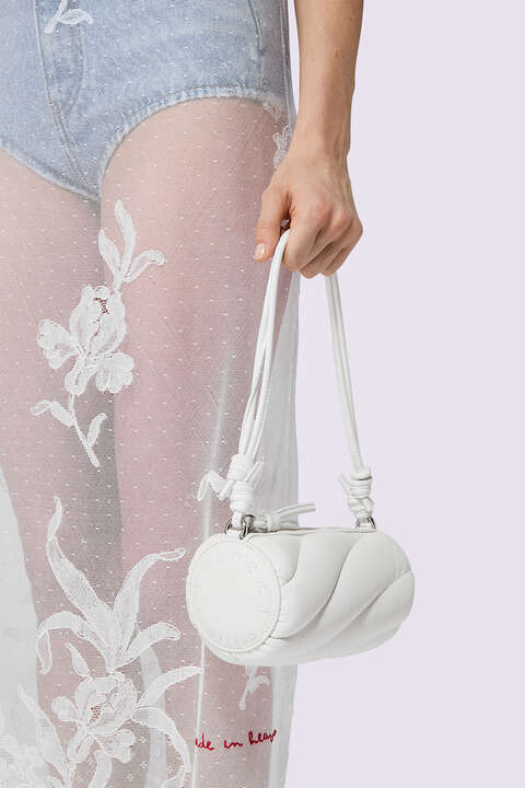 Fiorucci Mella Leather Mini Bag White
