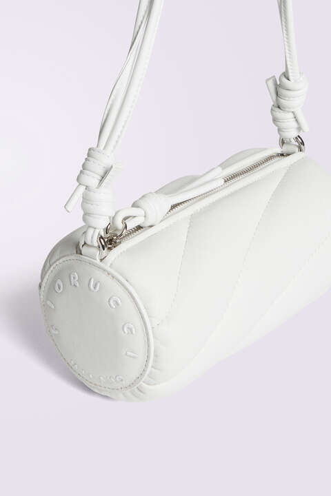 Fiorucci Mella Leather Mini Bag White