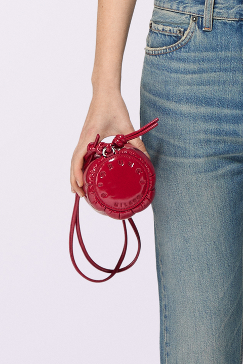 Fiorucci Mella Vinyl Mini Bag Red