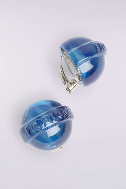 Fiorucci Mini Lollipop Earrings Blue