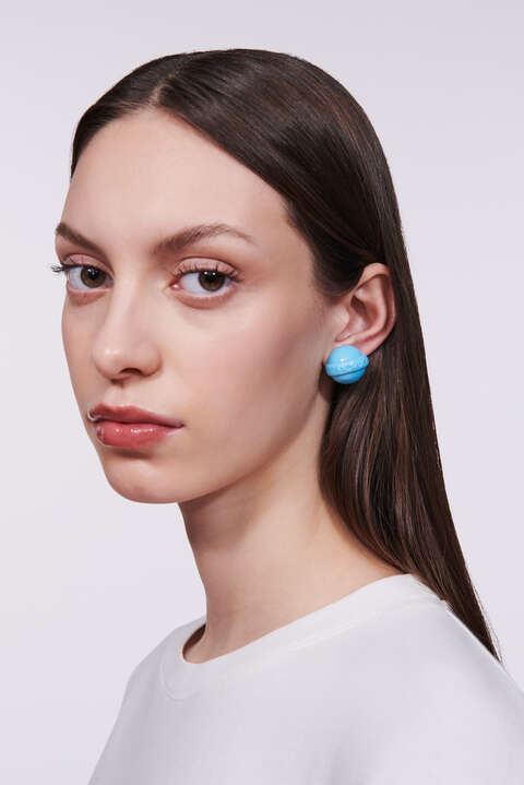 Fiorucci Mini Lollipop Earrings Blue