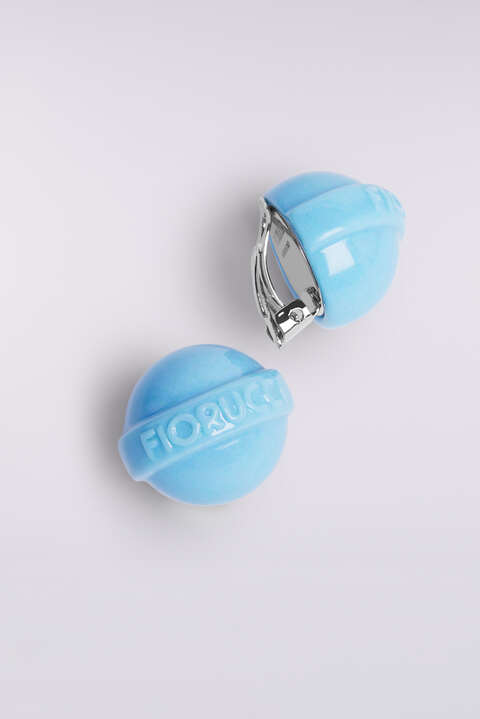 Fiorucci Mini Lollipop Earrings Blue