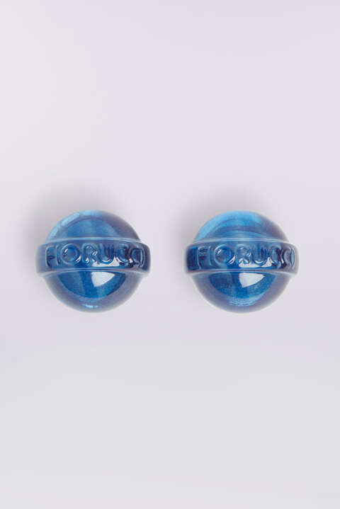 fiorucci Mini Lollipop Earrings Blue