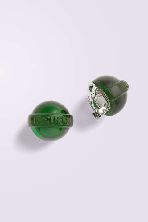Fiorucci Mini Lollipop Earrings Green