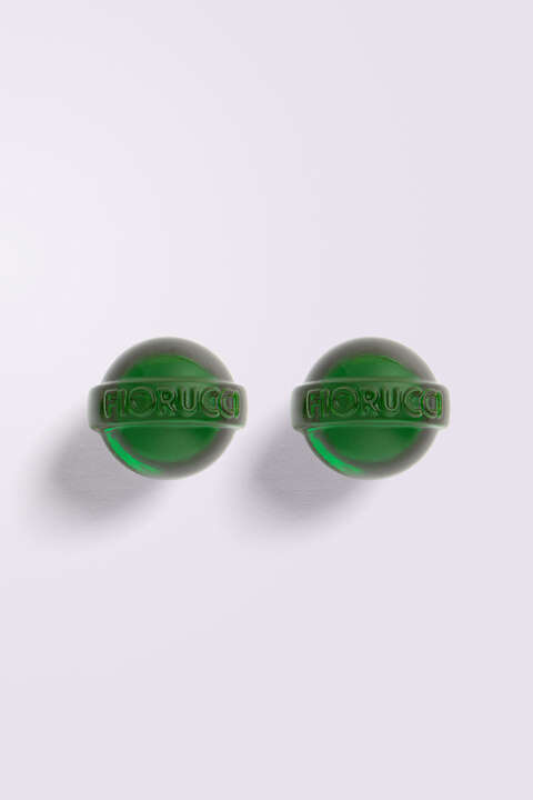 fiorucci Mini Lollipop Earrings Green