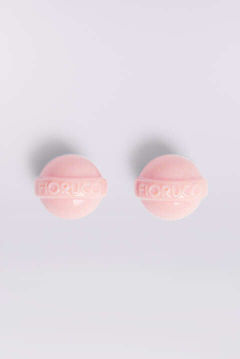 fiorucci Mini Lollipop Earrings Pink