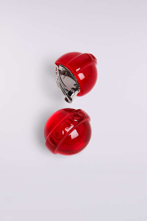 Fiorucci Mini Lollipop Earrings Red