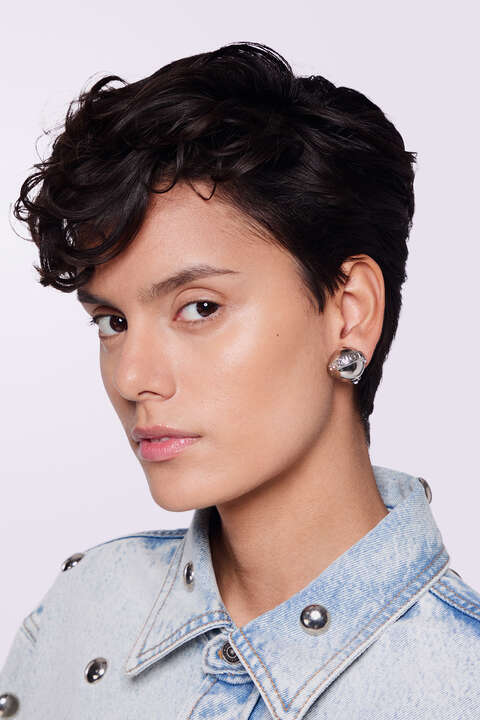 Fiorucci Mini Lollipop Earrings Silver