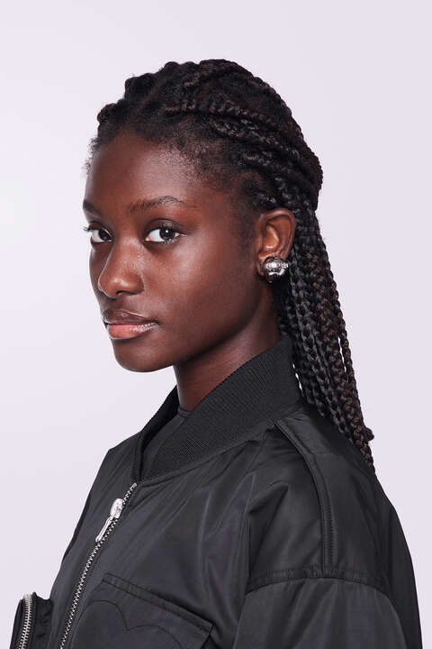 Fiorucci Mini Lollipop Earrings Silver