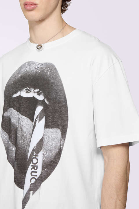 Fiorucci Mouth Graphic T-Shirt White