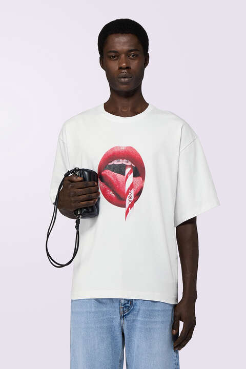 fiorucci Mouth Graphic T-Shirt White